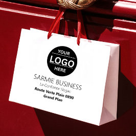 Sacola Para Presentes Grande Bolsa Básica Personalizada com Logotipo, Bolsa de 