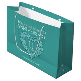 Sacola Para Presentes Grande bolsa de fotos de aniversário de casamento de 11 T
