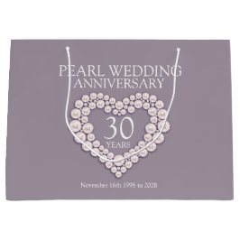 Sacola Para Presentes Grande bolsa de fotos de aniversário de casamento de péro