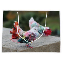 Bolsa de Presente Colorida de Aves