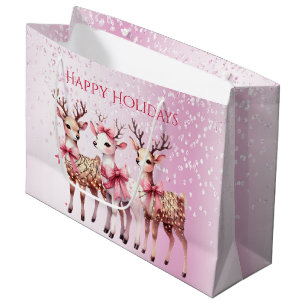 Sacola Para Presentes Grande Bolsa de Presente de Feriado de Natal