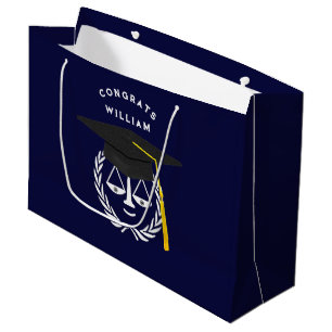 Sacola Para Presentes Grande Bolsa de Presente de Formatura de Direito Grande