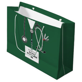 Sacola Para Presentes Grande Bolsa de Presente de Formatura de Enfermagem Criat