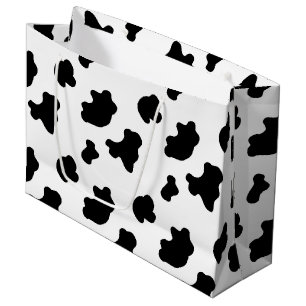 Sacola Para Presentes Grande Bolsa de presente de larvas de padrão-vaca