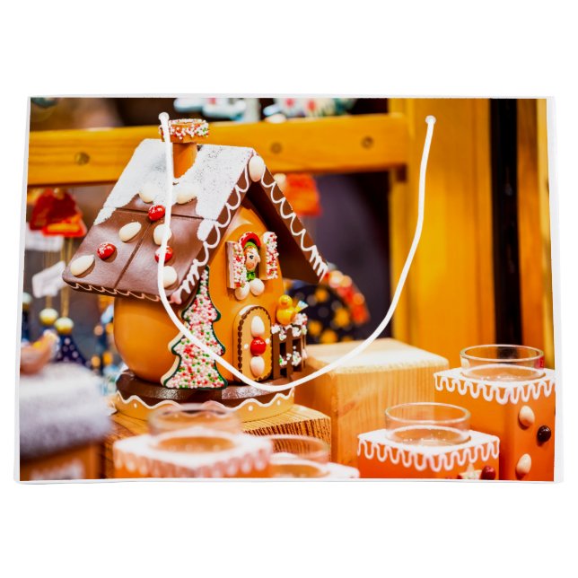 Sacola Para Presentes Grande Bolsa de Presente de Natal (Frente)