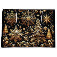 Bolsa de Presente de Natal Elegante