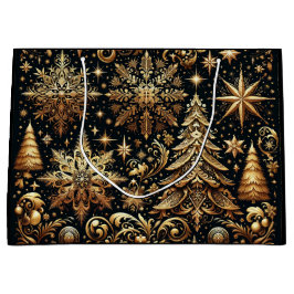 Sacola Para Presentes Grande Bolsa de Presente de Natal Elegante