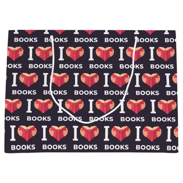 Sacola Para Presentes Grande Bolsa de Presente do Livro (Frente)