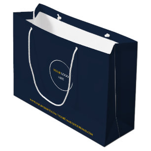 Sacola Para Presentes Grande Bolsa de Presente Grande Azul da Meia-Noite