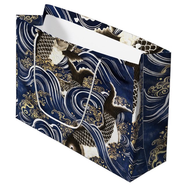 Sacola Para Presentes Grande Bolsa de Presente Japonesa (Frente inclinada)