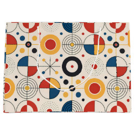 Sacola Para Presentes Grande Bolsa de regalo diseño geométrico