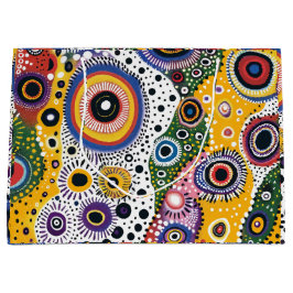 Sacola Para Presentes Grande Bolsa de Regalo Grande con Estampado Psicodélico