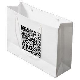 Sacola Para Presentes Grande Bolsa Personalizada Grande com Código QR para Prom