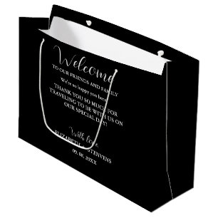 Sacola Para Presentes Grande Bolsas de convidados do hotel de boas-vindas do ca
