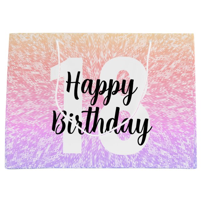 Sacola Para Presentes Grande Bolsas de Presente de Mandala Grande (Frente)