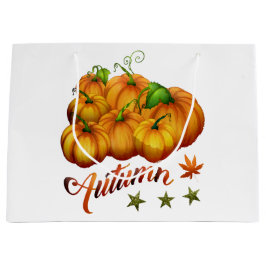 Sacola Para Presentes Grande Bombas de outono