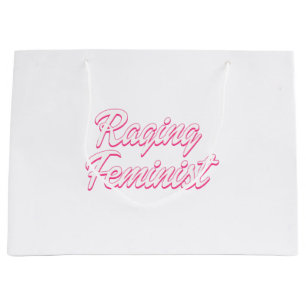 Sacola Para Presentes Grande Boneca Feminista Furiosa