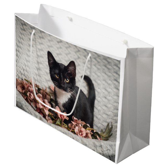 Sacola Para Presentes Grande Bonito Bella Rosa (Frente inclinada)