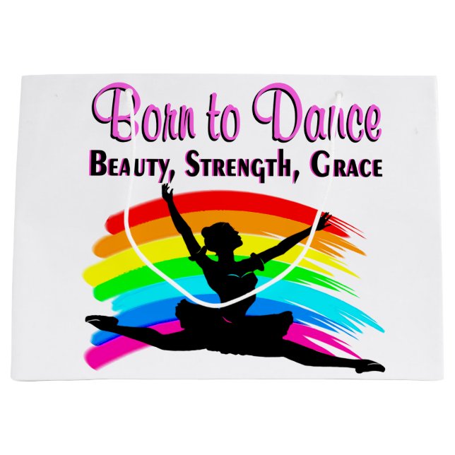 SACOLA PARA PRESENTES GRANDE BONITO DANÇADOR (Frente)