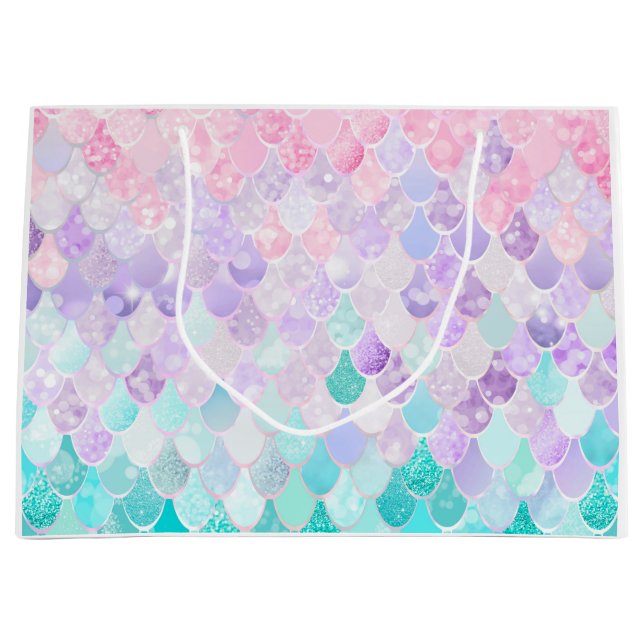 Sacola Para Presentes Grande Bonito, Elegante, Girly, Rosa, Aniversário, Saco d (Frente)