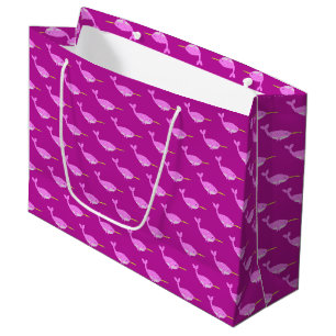 Sacola Para Presentes Grande Bonito Menina Rosa Menina Narrada, Padrão