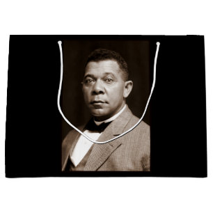 Sacola Para Presentes Grande Booker Washington: Educador Afro-Americano