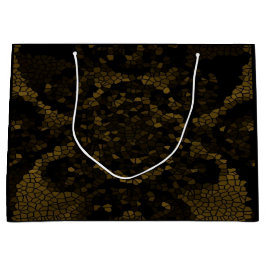 Sacola Para Presentes Grande Borboleta De Vidro Olivada