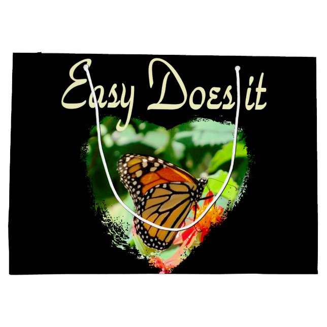 SACOLA PARA PRESENTES GRANDE BOTTERFLY FACILITA FOTO (Verso)