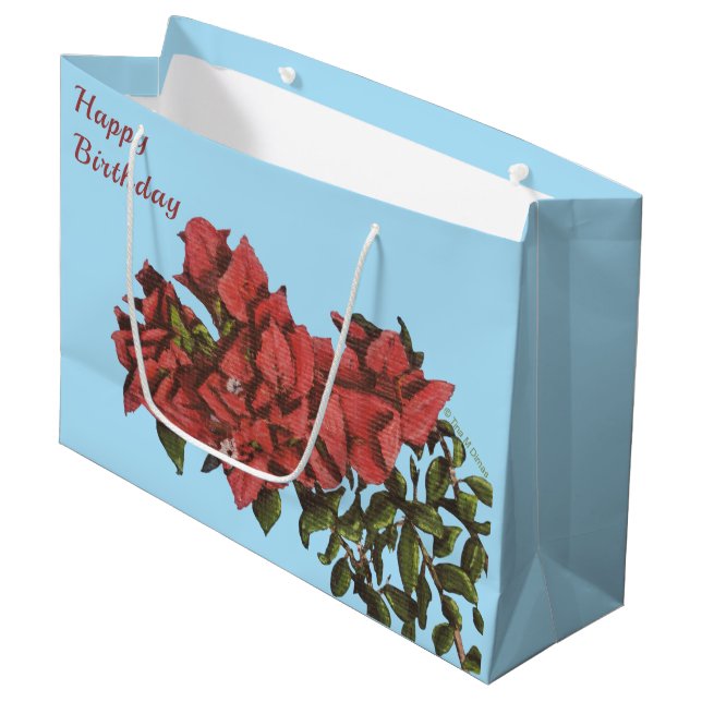 Sacola Para Presentes Grande Bougainvillea Large Gift Bag (Frente inclinada)