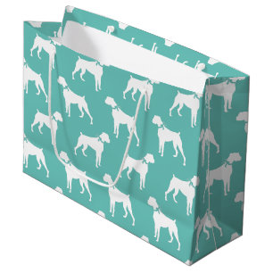 Sacola Para Presentes Grande Boxer Dog Puppy