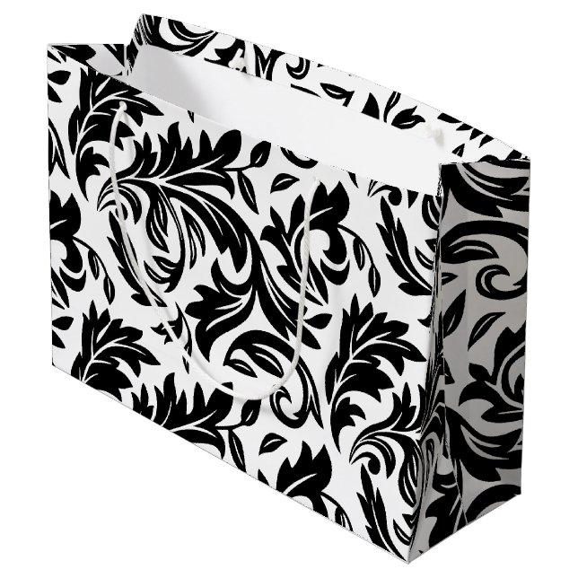 Sacola Para Presentes Grande Branca de presentes - P0358 (Verso inclinado)