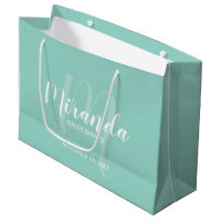 Bridesmaid Mint Verde Personalizado por Script Mod