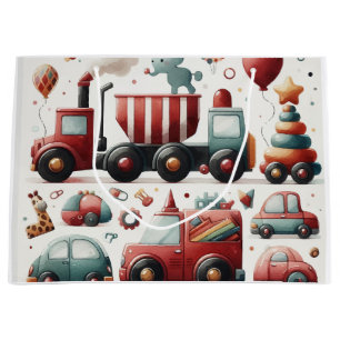 Sacola Para Presentes Grande Brinquedo de carros