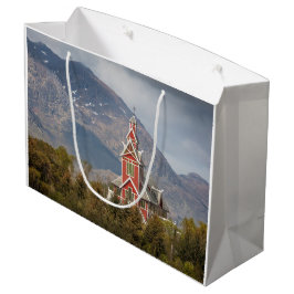 Sacola Para Presentes Grande Buksnes kirke Lofoten