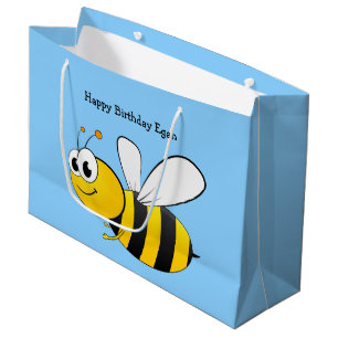 Sacola Para Presentes Grande Bumble Bee