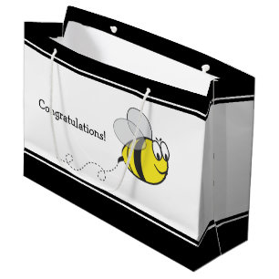 Sacola Para Presentes Grande Bumble Bee Large Gift Bag