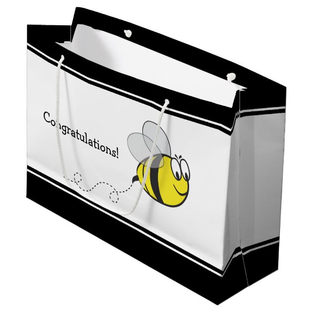 Sacola Para Presentes Grande Bumble Bee Large Gift Bag (Frente inclinada)