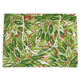 Sacola Para Presentes Grande Buquê Feriado - Saco do Presente