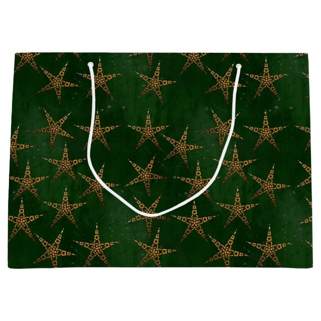 Sacola Para Presentes Grande Caçador e Céltico Dourado (Frente)