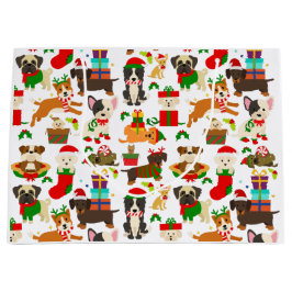 Sacola Para Presentes Grande Cachorro-Cachorro-Cachorro