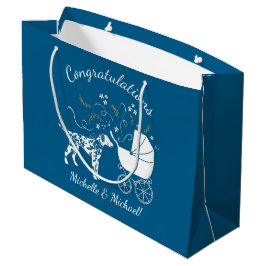 Sacola Para Presentes Grande Cachorro de Chá de fraldas Dalmático