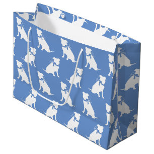 Sacola Para Presentes Grande Cachorro Pit Bull Filhote Pitbull