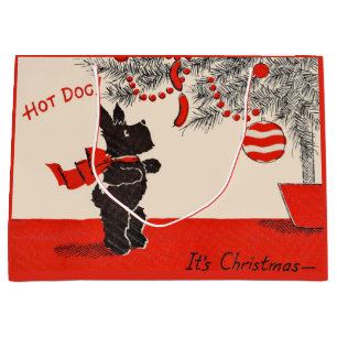 Sacola Para Presentes Grande Cachorro Quente! É Natal