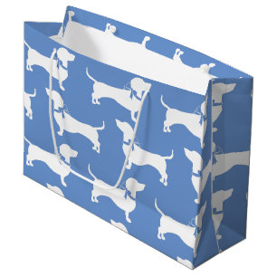 Sacola Para Presentes Grande Cachshund Wiener Dog Puppy