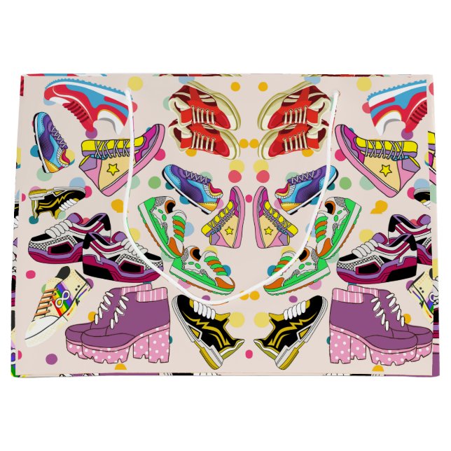 Sacola Para Presentes Grande calçados (Frente)