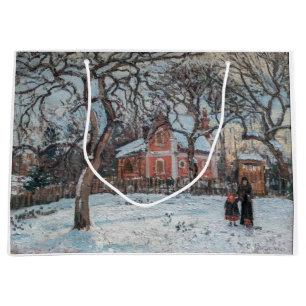 Sacola Para Presentes Grande Camille Pissarro - Chataigniers a Louvecienne