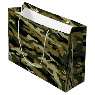 Sacola Para Presentes Grande Camo