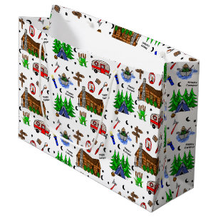 Sacola Para Presentes Grande Campanha ou Paraoeste Themed Birthday