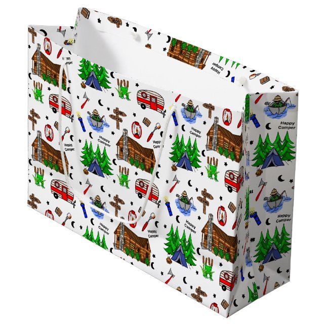 Sacola Para Presentes Grande Campanha ou Paraoeste Themed Birthday (Frente inclinada)