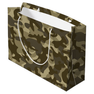 Sacola Para Presentes Grande Camuflagem Central